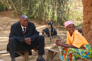 Photo credit: Amy Sullivan; Description: John Nzabonimpa and Chantale Ukebereyinfura in Rwanda Photo credit: Amy Sullivan; Description: John Nzabonimpa and Chantale Ukebereyinfura in Rwanda